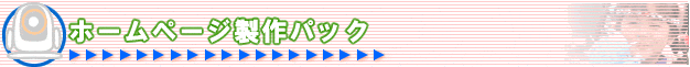 ホームページ製作パック