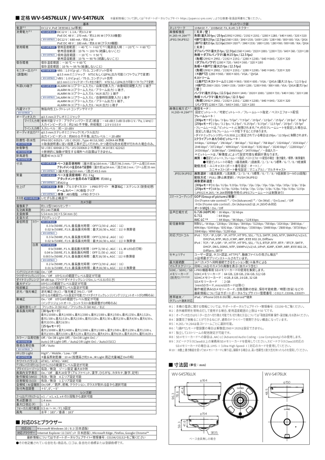 WV-S4576LUX-S4176UX-S4556LUX-S4156UX仕様2